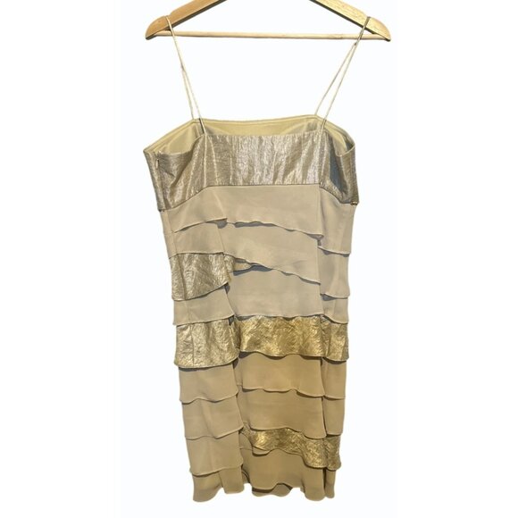 Sleeveless Tiered Cocktail Dress Party Occasion Special Event - Picture 2 of 16